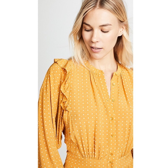 🆕 Joie Redson Dress in Dusty Gold - Picture 5 of 5